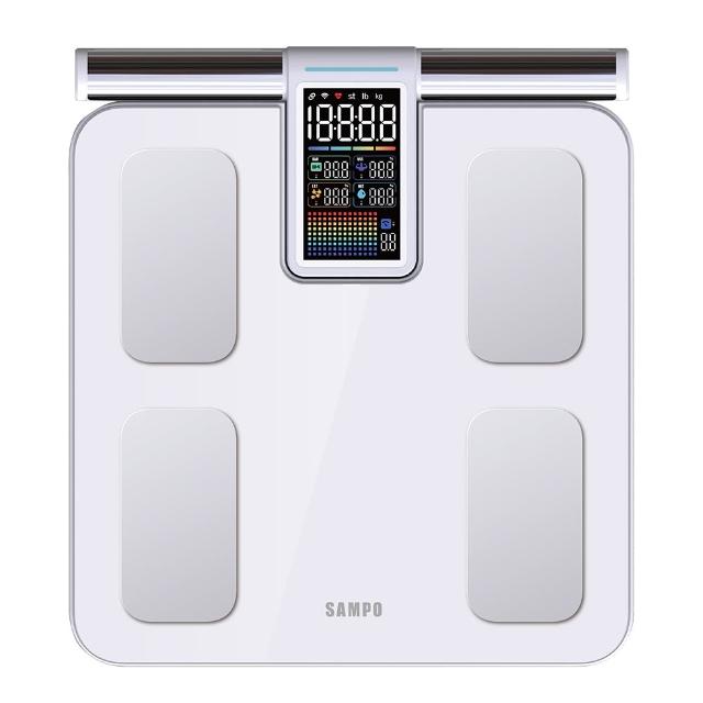 【SAMPO 聲寶】八電極智能體脂計/體重計/體脂機/APP監測(BF-Z2502BL)