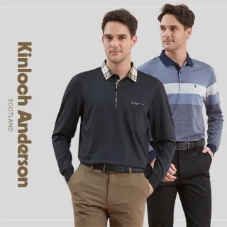 【金安德森】經典格紋男裝 POLO衫 蓄熱 保暖 磨毛 禦寒 親膚 刷毛 男士 男上衣 多款任選(M-4L)