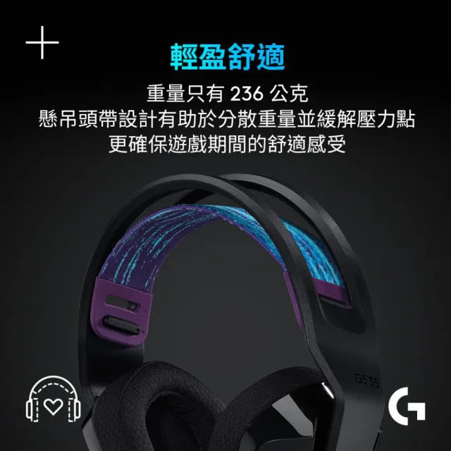 【Logitech G】G535 Wireless電競耳麥