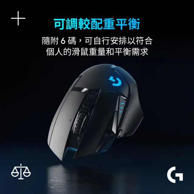 【Logitech G】G502 LIGHTSPEED 高效能無線電競滑鼠