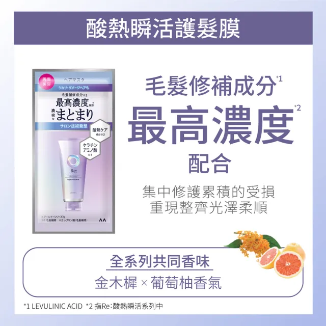 【LUCIDO-L 樂絲朵-L】酸熱瞬活髮膜10g(體驗包)