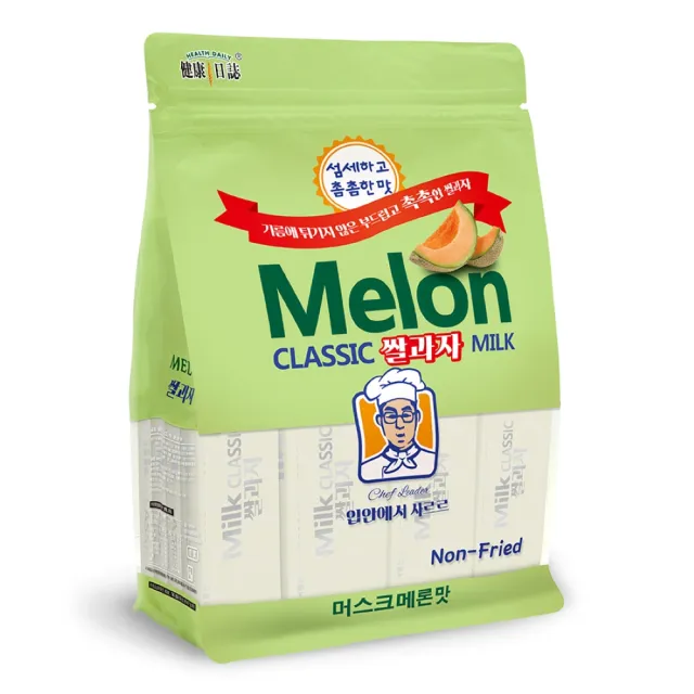 【Health Daily 健康日誌】韓式米餅 240g(起司/牛奶/哈密瓜牛奶)