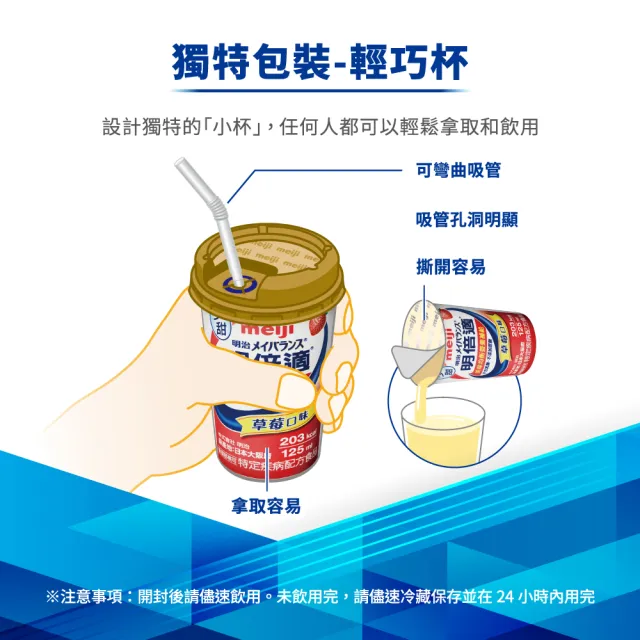 【Meiji 明治】明倍適營養補充品 125ml x 24入(成人營養品、補充體力、莊智淵代言)