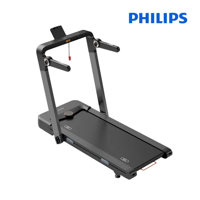 【Philips 飛利浦】FIT3102T 飛利浦感應變速跑步機-小赤狐(紅外線感應/蜂巢式緩震/輕巧摺疊免安裝)
