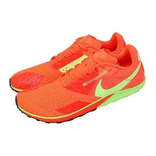 【NIKE 耐吉】田徑鞋 Zoom Rival Waffle 6 男鞋 女鞋 橘 綠 氣墊 越野 DX7998-800