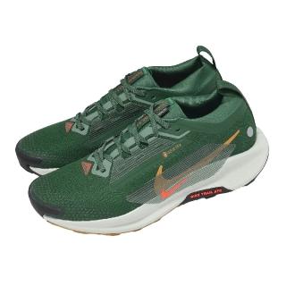 【NIKE 耐吉】越野跑鞋 Pegasus Trail 5 GTX 男鞋 綠 橘 防水 小飛馬 FQ0908-301