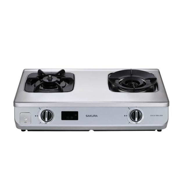 【SAKURA 櫻花】二口智動關雙炫火不鏽鋼面板安全爐台爐 G-5920AS LPG/NG1 含基本安裝