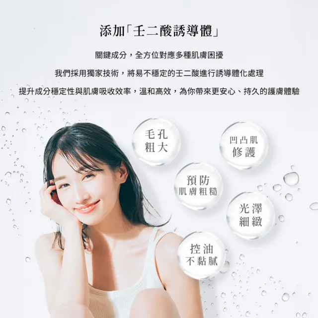 【AZELAIN】艾姿琳 壬二酸淨痘安瓶30mLx3(杜鵑花酸/積雪草/毛孔粗大/改善膚況/神經醯胺/玻尿酸/膠原蛋白)