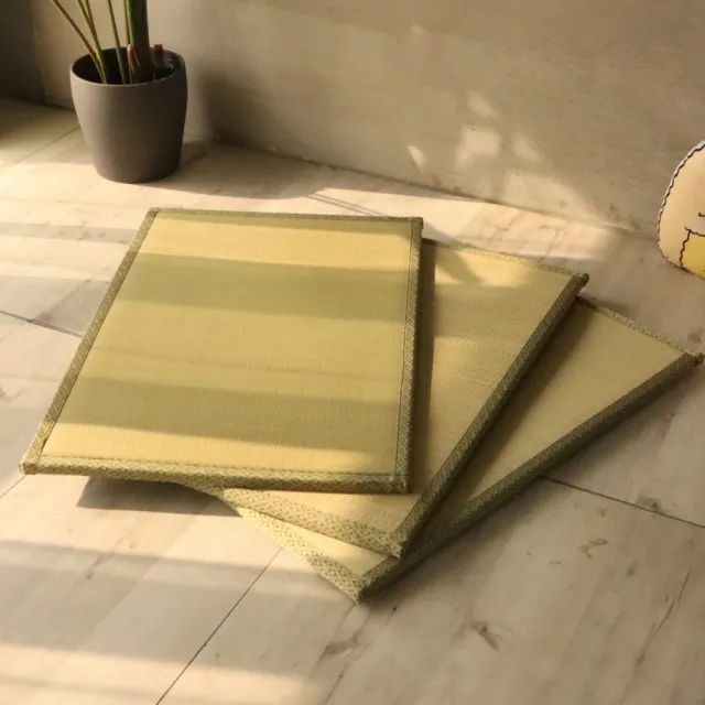 【小老闆寢具】5入 藺草涼蓆榻榻米(竹蓆 塌塌米 草蓆 涼蓆 遊戲墊 地墊 露營床墊 榻榻米床)