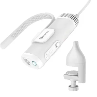 【mimax 米覓】三合一 掛脖吹水機 寵物吹水機 寵物吹風機(僅265g 3億負離子 寵物烘乾 手持 支架 掛脖 多用)