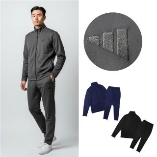【adidas 愛迪達】價格為單件 運動長褲 無帽外套 可組套裝 繡標 薄刷毛 愛迪達 運動外套 長褲 大尺碼(1651)