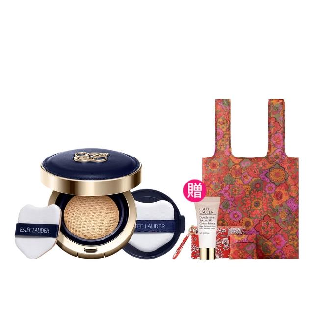 【Estee Lauder 雅詩蘭黛】粉持久天生美肌氣墊粉餅(SPF20-25/PA+++/一盒2蕊液態粉餅/IU同款/防曬)