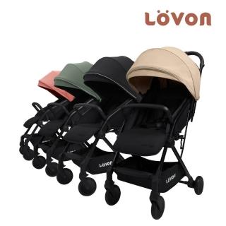 【LOVON】GENIE 輕量秒收嬰兒推車(單手秒收 可登機 全罩遮篷)