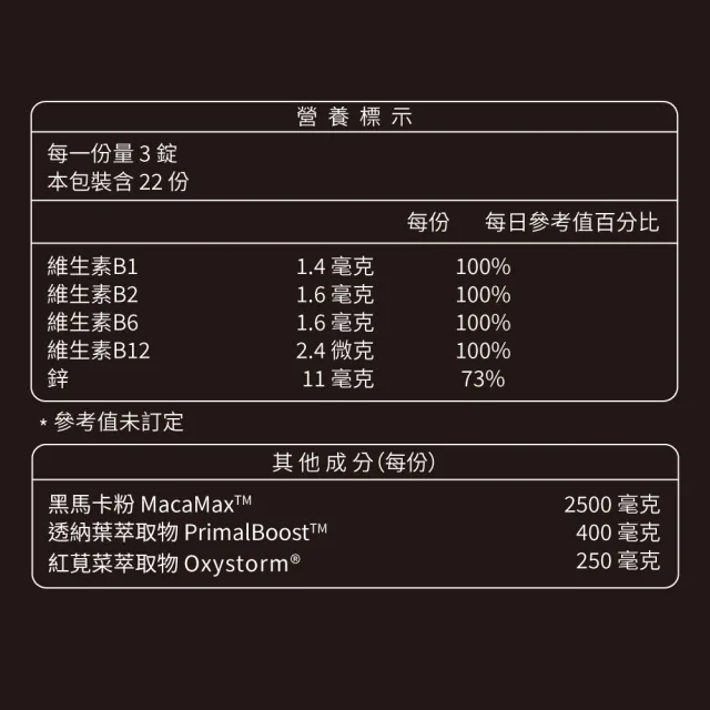 【大研生醫】100%黑瑪卡透納葉錠66錠/入