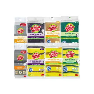 momo獨家【3M】百利抗菌菜瓜布激省優惠組-任選2組