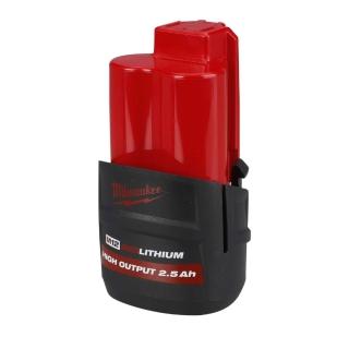 【Milwaukee 美沃奇】M12HB2.5 12V高輸出鋰電池2.5AH