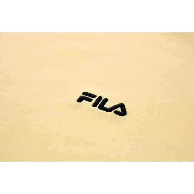 【FILA】女短袖圓領T恤-奶油黃 5TEA-1715-YE