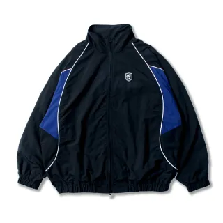 【富邦悍將】復古運動夾克(黑藍_S-3XL)
