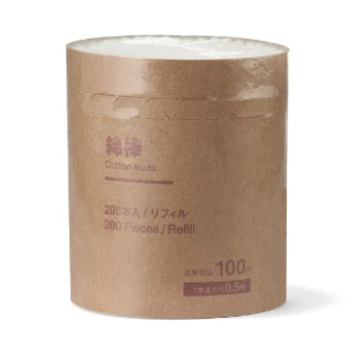 【MUJI 無印良品】棉棒.補充用/200支