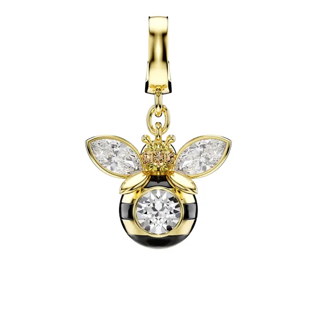 【SWAROVSKI 施華洛世奇】Idyllia Charm 可愛小蜜蜂吊飾 618年中慶 推薦(5743132)