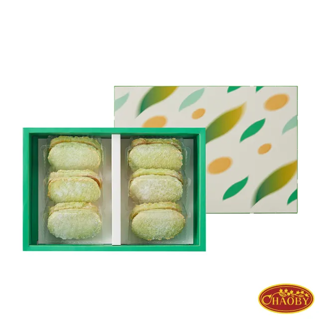 【CHAOBY 超比食品】開心果達克瓦茲6入禮盒(35g/入)