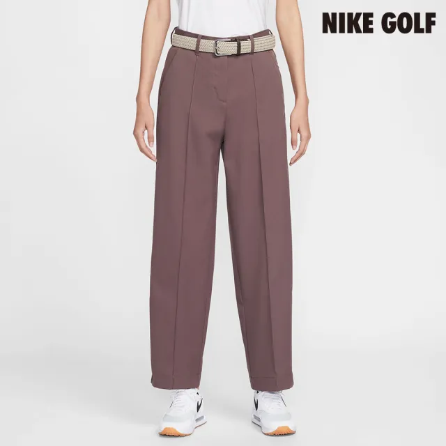 【NIKE GOLF】Nike Golf Club 女子 Dri-FIT 高爾夫長褲 圖騰黑紫色(IH3245-502)