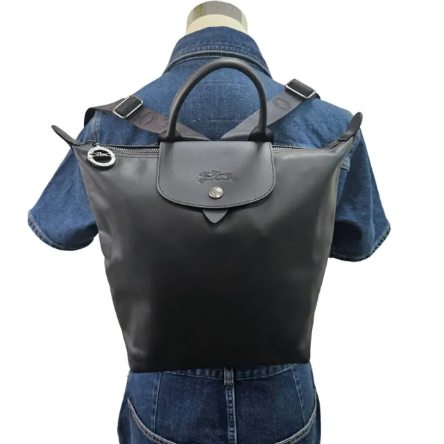 【LONGCHAMP】LE PLIAGE XTRA系列牛皮後背包