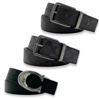 【COACH】經典男生皮帶 多款可挑 寬版腰帶 (CQ013 CQ024 CY982 CY943)