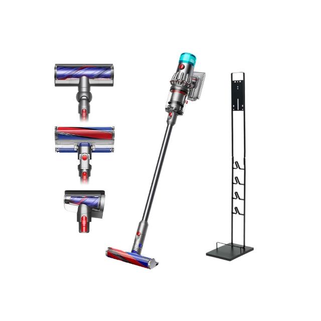 【dyson 戴森】V12 Fluffy Origin SV44 輕量無線吸塵器(銀灰色)