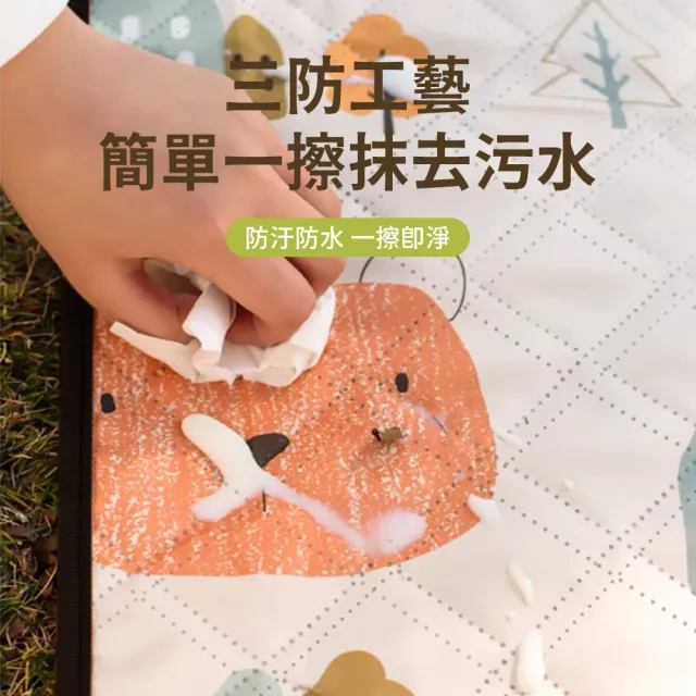 【SUNORO】100x150cm牛津布防水野餐墊 戶外輕便耐磨露營墊 沙灘郊遊地墊野餐墊 防髒防潮墊