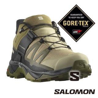 【salomon】男低筒登山鞋GT X ULTRA 4『巖綠/橄綠/黑』474529 登山鞋 健行鞋 多功能鞋 戶外 登山