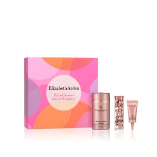 【Elizabeth Arden 伊麗莎白雅頓】官方直營 HPR玫瑰金抗痕水禮盒 (水潤霜50ml+玫瑰金膠囊14顆+眼霜5ml)