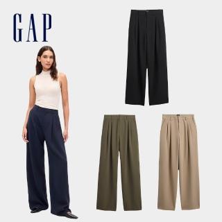 【GAP】女裝 休閒寬褲-多色任選(800532)