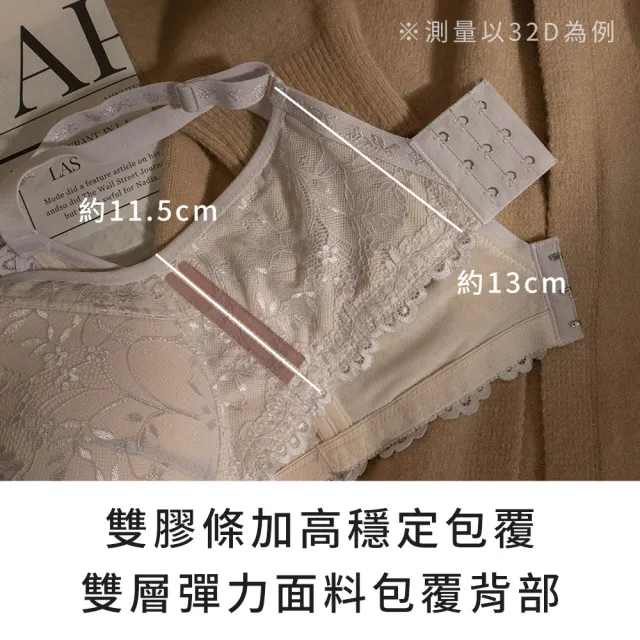【玉如阿姨】晝夜精靈內衣。冠軍無鋼圈深V自然顯胸 台灣製※0515霧藍(A.B.C罩 無鋼圈 水滴型 透氣)