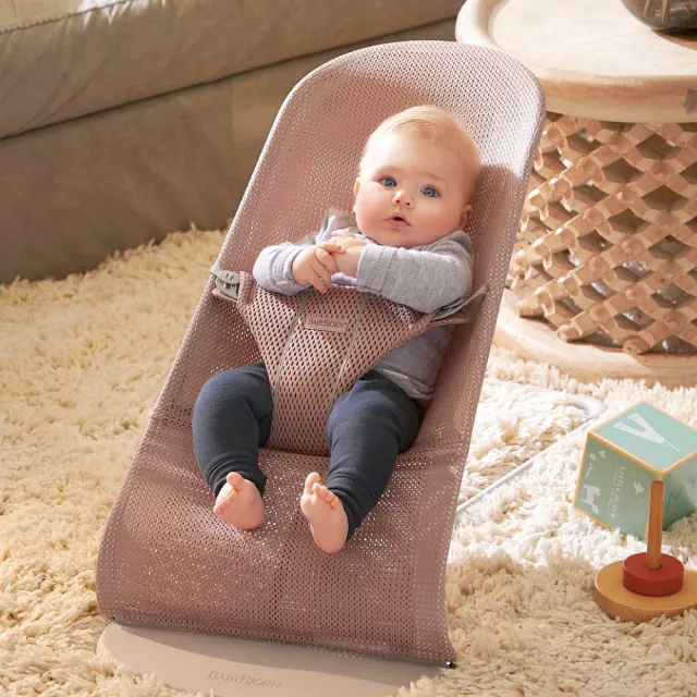 【BABYBJORN 奇哥】Bliss柔軟透氣嬰兒搖椅/寶寶躺椅/安撫椅(6色選擇)