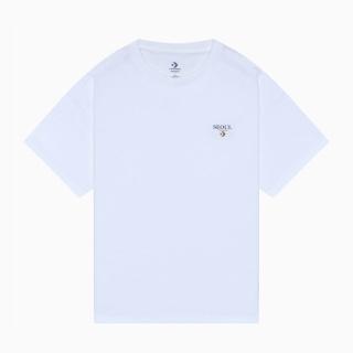 【CONVERSE】短袖上衣 男 女 中性 首爾城市圖案 COTTON JERSEY CITY TEE WHITE 白 MCH647-001