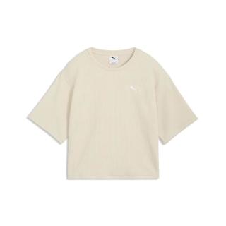 【PUMA】基本系列ESS Elevated 寬鬆短袖T恤 女性 69181387 短t 米白色
