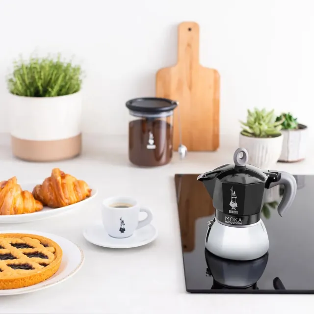 【Bialetti 比亞樂堤】電火摩卡壺不鏽鋼4杯份-公司貨(電磁爐適用/咖啡機/原廠保固2年)