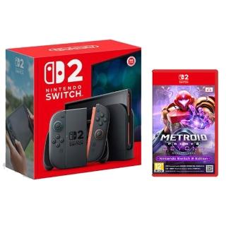 【Nintendo 任天堂】Switch 2 主機+《NS2密特羅德 究極4 穿越未知》+《9H鋼化貼》