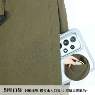 【GFoneone】男耐磨立體袋工作長褲-軍綠(耐磨長褲 秋冬長褲 機能長褲 彈性長褲)
