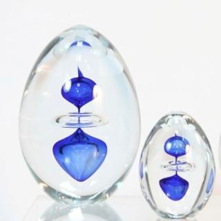 【TOP ART LIVING】天空之城 City in the sky 蛋型(大)(琉璃 送禮 藝品 藝術禮品 捷克製)
