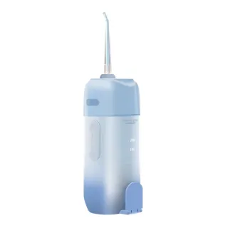 便攜天空藍色沖牙機(電動沖牙器 高壓清潔 牙齒 口腔清潔器 洗牙機 潔牙器 牙線機 刷牙機)