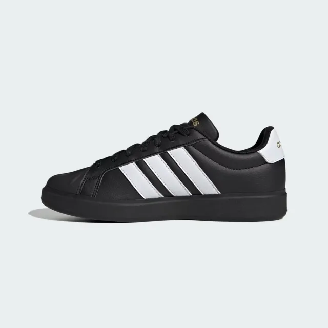 【adidas 愛迪達】Streettalk 男 運動休閒鞋 貝殼鞋 舒適 黑 白(JP8276)