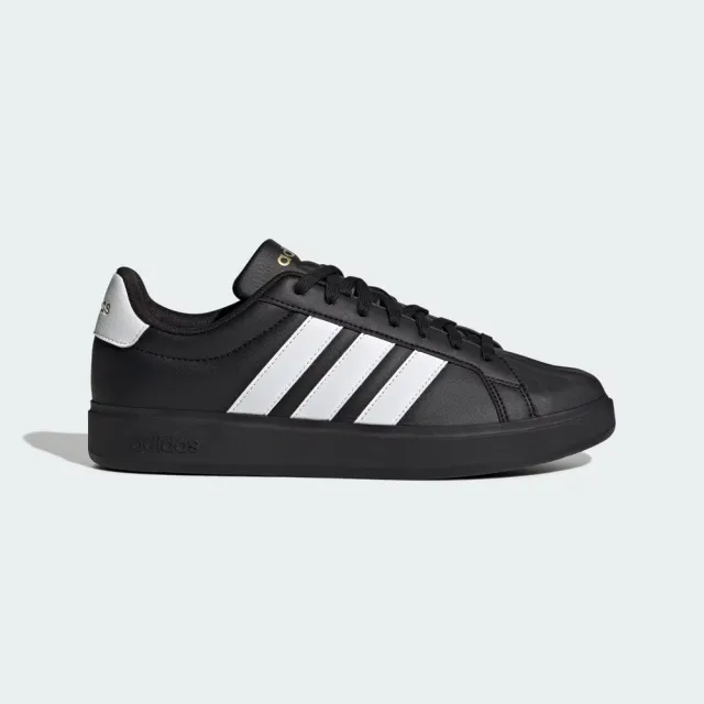 【adidas 愛迪達】Streettalk 男 運動休閒鞋 貝殼鞋 舒適 黑 白(JP8276)