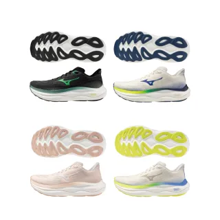 【MIZUNO 美津濃】WAVE SKY 9 男女款 慢跑鞋 J1GC25XXXX  J1GD25XXXX（任選一雙）