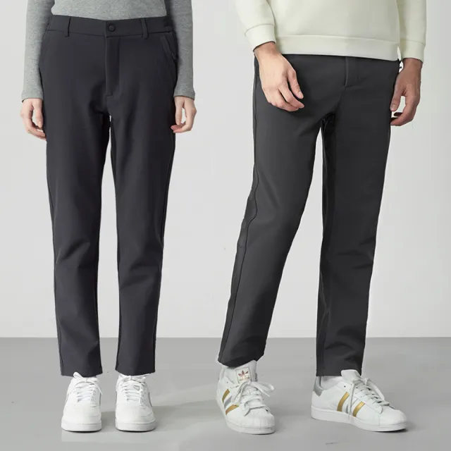 【pierre cardin 皮爾卡登】網路獨家 男女款 防風防潑水內裡刷毛保暖長褲(多款任選)