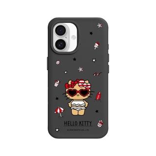 【RHINOSHIELD 犀牛盾】iPhone 14/Plus/Pro/Max SolidSuit 經典防摔背蓋手機殼/愛心墨鏡(Hello Kitty)