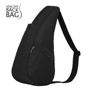 【HEALTHY BACK BAG】官方直營-基本款 TEXTURED NYLON SMALL 斜背包-經典黑 男包 女包 側背包 大容量包