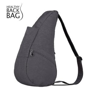 【HEALTHY BACK BAG】官方直營-基本款 TEXTURED NYLON SMALL 斜背包-石墨灰 男包 女包 側背包 大容量包