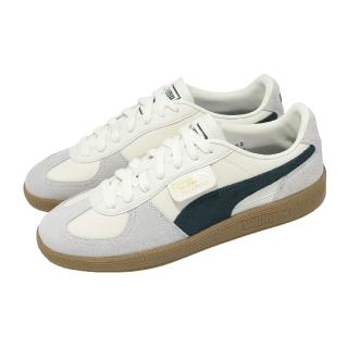 【PUMA】休閒鞋 Palermo Lth 男鞋 女鞋 白 灰 膠底 麂皮 復古 德訓鞋 396464-22